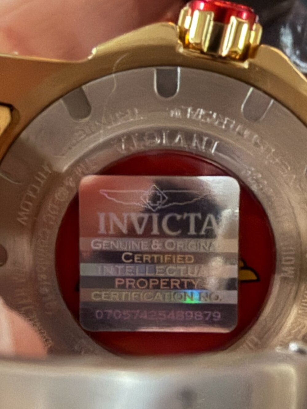 Invicta - Wonder Woman Watch - Gold, Red, Blue - OS - Picture 4 of 4